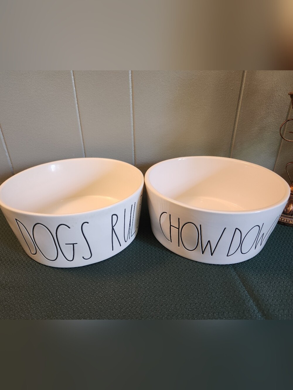 Set Of Dog Bowls By Rae Dunn